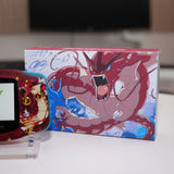 NEW Shiny Gyarados Themed GBA IPS Screen Mod w/Box!