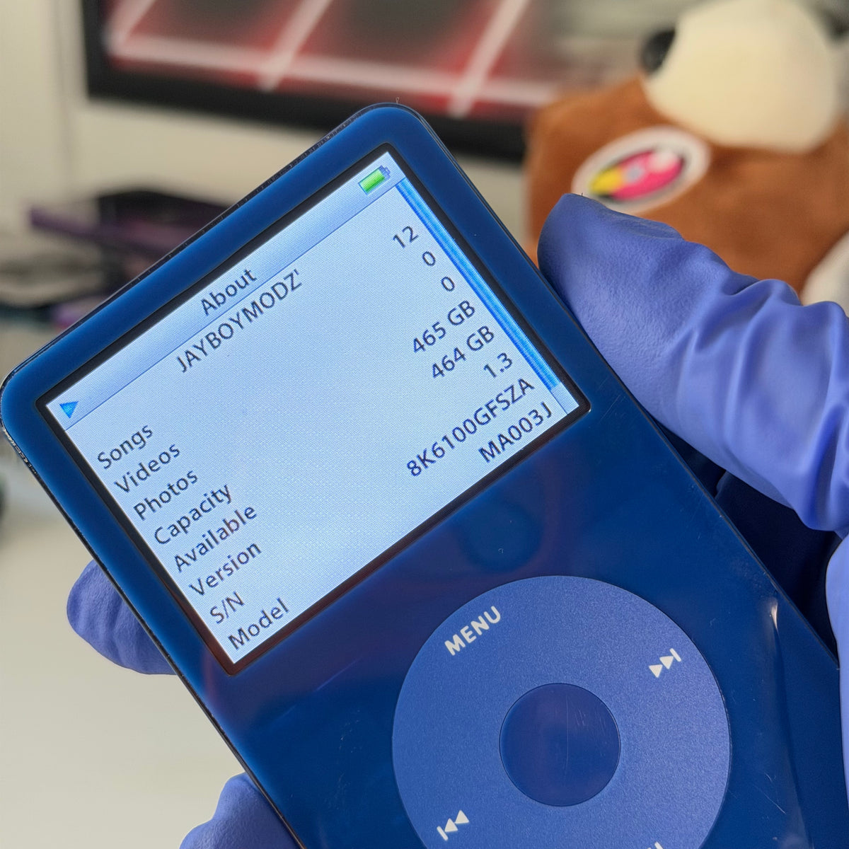 iPod 5th Gen Video - Blue 512GB (Thick) – JAYBOYMODZ