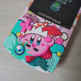 NEW KIRBY Themed GBC with Q5 Light up Logo  IPS Screen Mod w/Box!