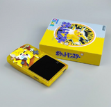 NEW Pikachu Themed GBC with Q5 Light up Logo IPS Screen Mod w/Box!