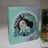 NEW Chikorita Themed GBC with Q5 Light up Logo IPS Screen Mod w/Box!
