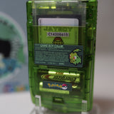 NEW Chikorita Themed GBC with Q5 Light up Logo IPS Screen Mod w/Box!