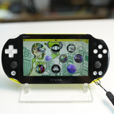 2k PS VITA | Black & Yellow | MODDED w/ 128gb SD Card