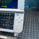 3DS XL! | White| MODDED w/ 128gb SD card IPS Top Screen!