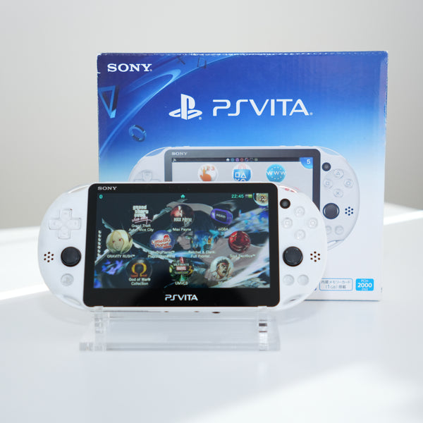 2k PS VITA | White | MODDED w/ 128gb SD Card