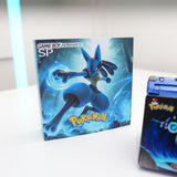 NEW LUCARIO Themed GBA SP IPS Screen Mod w/Box!