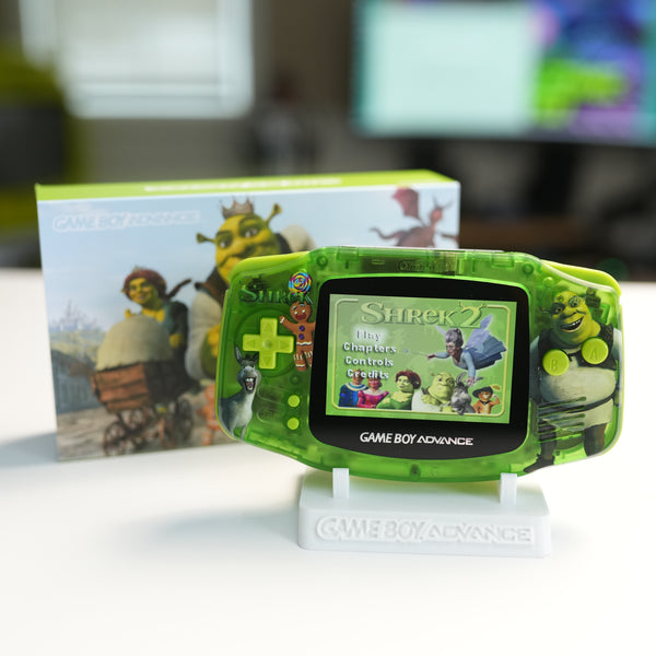 NEW SHREK Themed GBA IPS Screen Mod w/Box!