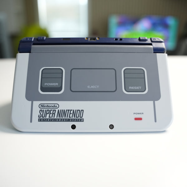 3DS XL! | Blue/SNES | MODDED w/ 128gb SD card
