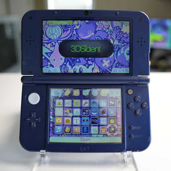 3DS XL! | Blue | MODDED w/ 128gb SD card