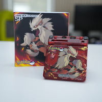 NEW ARCANINE Themed GBA SP IPS Screen Mod w/Box!