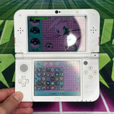 3DS XL! | Pink& White | MODDED w/ 128gb SD card