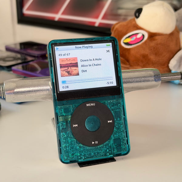 iPod 5th Gen Video - Clear Aqua & Black 512GB (Thick) – JAYBOYMODZ
