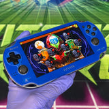 OLED PS VITA | Blue | MODDED w/ 256gb SD Card