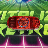 PSP 2000 | CLEAR RED  | MODDED w/128gb SD Card