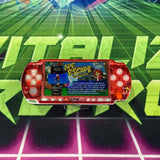 PSP 2000 | CLEAR RED  | MODDED w/128gb SD Card
