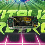 PSP 2000 | CLEAR BLACK  | MODDED w/128gb SD Card