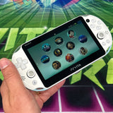 2k PS VITA | White and Blue | MODDED w/ 256gb SD Card  USBc Modded