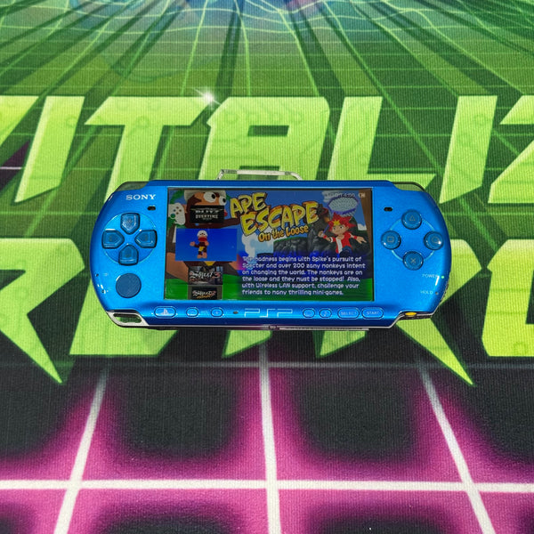 PSP 3000 | Blue | MODDED w/128gb SD Card