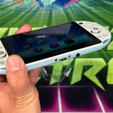 2k PS VITA | White and Blue | MODDED w/ 256gb SD Card  USBc Modded