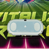 2k PS VITA | White and Blue | MODDED w/ 256gb SD Card  USBc Modded