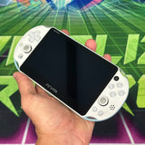 2k PS VITA | White and Blue | MODDED w/ 256gb SD Card  USBc Modded