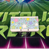 3DS! | White Stars | MODDED w/ 128gb SD card