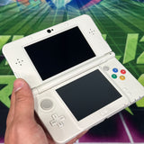 3DS! | White Stars | MODDED w/ 128gb SD card