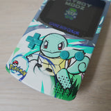 NEW SQUIRTLE Themed GBC with Q5 Light up Logo  IPS Screen Mod w/Box!