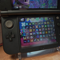3DS XL CIB! | MAJORA/BLACK | MODDED w/ 128gb SD card