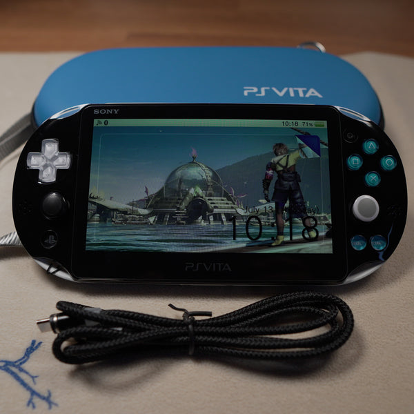 2k PS VITA | Black and White FF X | MODDED Final Fantasy w/ 128gb SD Card