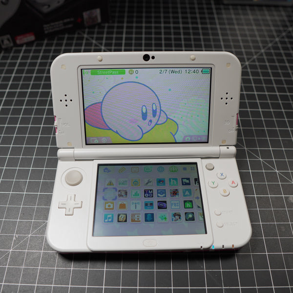 3DS XL! | PINK | MODDED w/ 128gb SD card IPS Top Screen!
