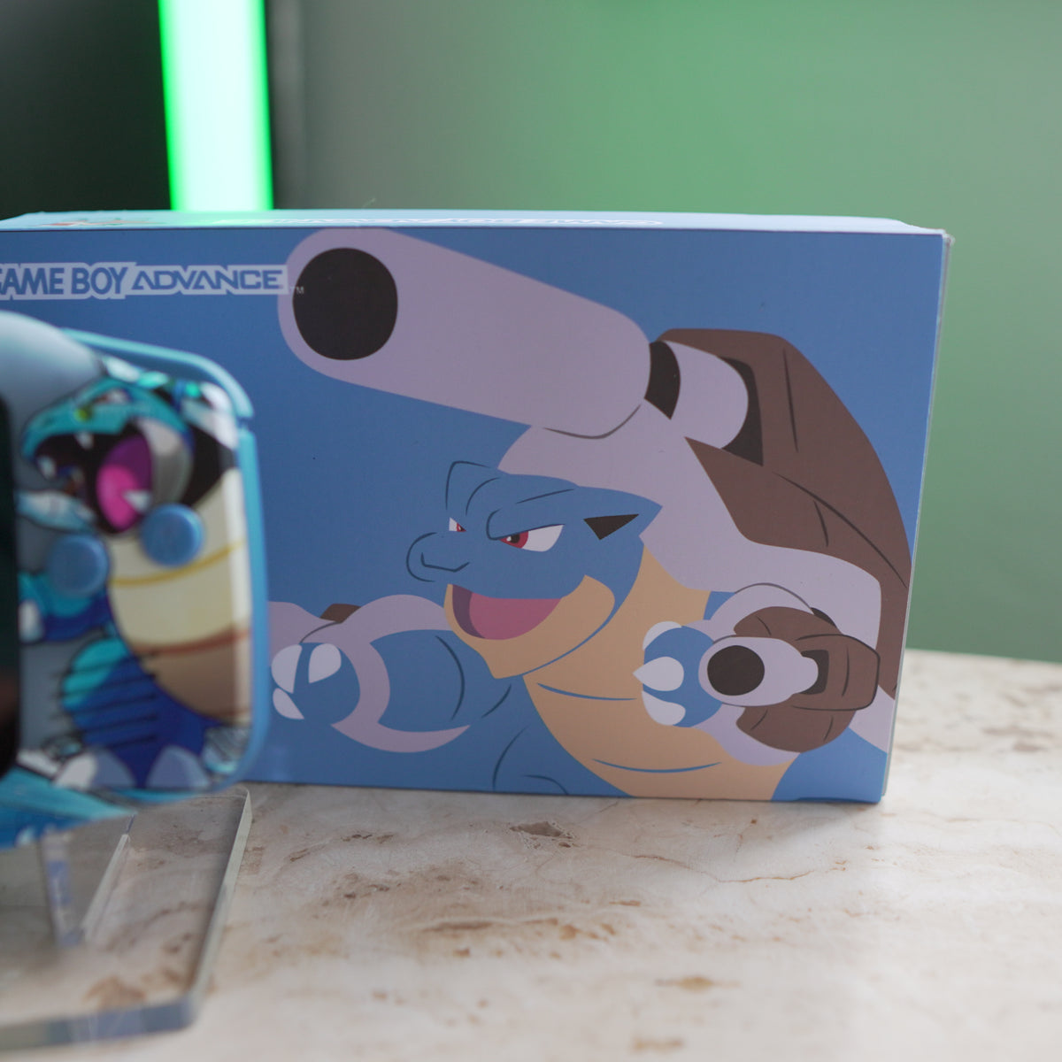 Blastoise Gba Shell NEW BLASTOISE Themed GBA IPS Screen Mod w/Box! – JAYBOYMODZ