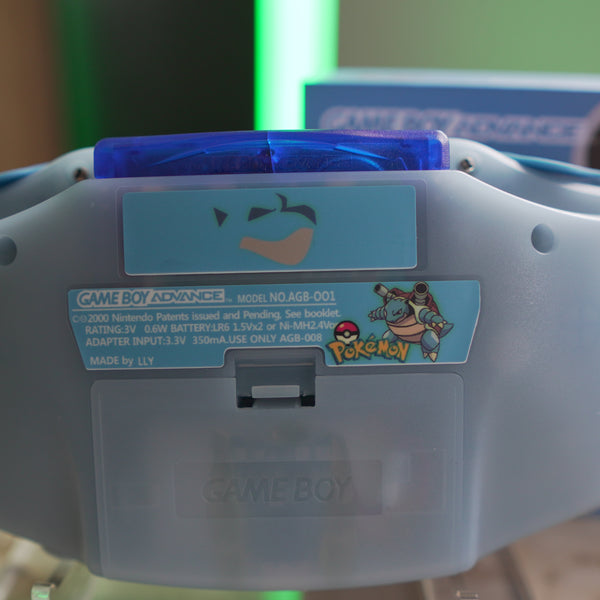 Blastoise Gba Shell NEW BLASTOISE Themed GBA IPS Screen Mod w/Box! – JAYBOYMODZ