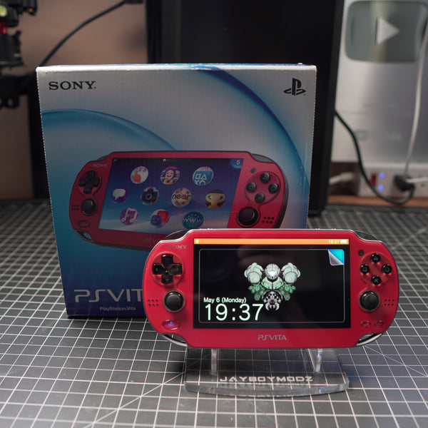 OLED PS VITA | Cosmic Red | MODDED w/ 128gb SD Card
