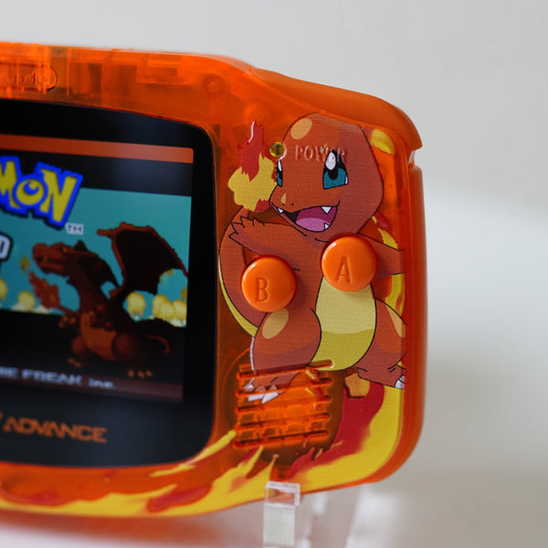 NEW Charmander Themed GBA IPS Screen Mod w/Box! – JAYBOYMODZ