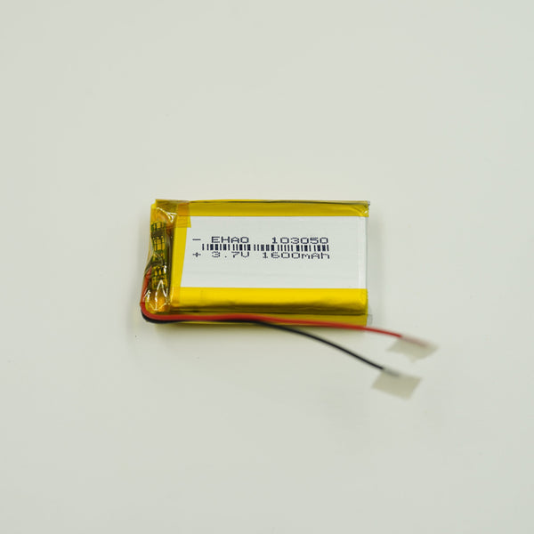(Fits Gameboy Advance) 1600mAh Lithium Polymer Lipo Rechargeable Battery 3.7V