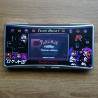 Gameboy Micro | TEAM ROCKET EDITION w/  faceplate