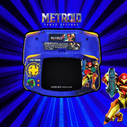 NEW METROID Themed GBA IPS Screen Mod w/Box! – JAYBOYMODZ