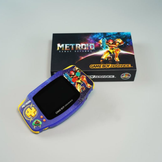 NEW METROID Themed GBA IPS Screen Mod w/Box! – JAYBOYMODZ