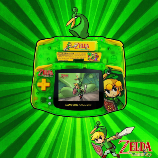 New Zelda Minish Cap Themed Gba Ips Screen Mod W/Box! – Jayboymodz