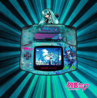 New HATSUNE MIKU Themed GBA IPS Screen Mod w/Box!