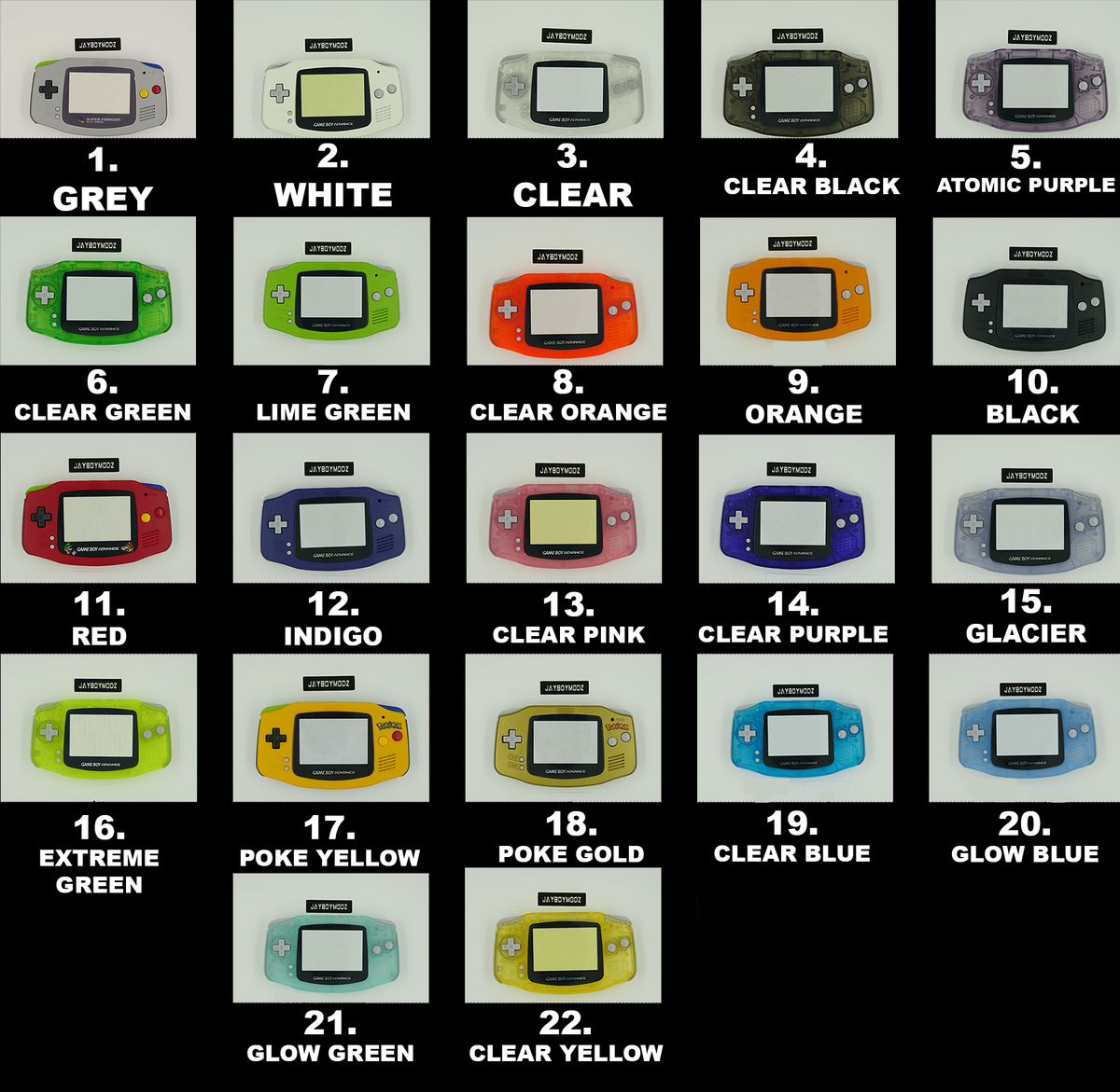 Custom Gameboy Advance! (Built-to-Order GBA) – JAYBOYMODZ