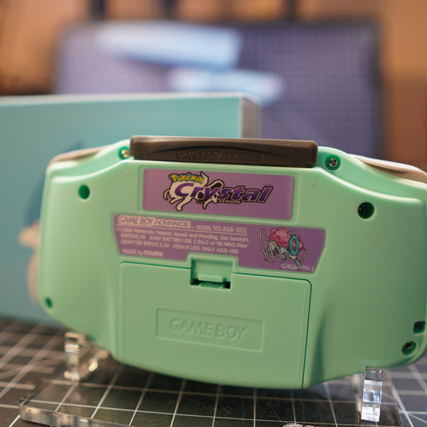 NEW Crystal Themed GBA IPS Screen Mod W Box JAYBOYMODZ New crystal themed gba ips screen mod w box jayboymodz